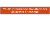 Youth Information Transformers as Actors of Change