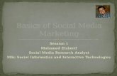 Basics of Social Media Marketing and Management - 1st session مباديء التسويق في الاعلام الاجتماعي - المحاضرة الاولى
