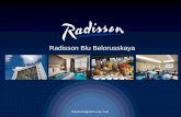 Radisson Blu Belorusskaya Presentation - Русская версия