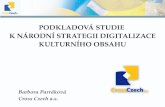 Preparatory Study for the Strategy of Digitisation of the Cultural Content in the Czech Republic