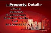 Oasis Grand Stand Yamuna Expressway Call – 8010005577 - Greater Noida