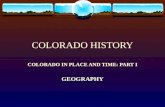 Colorado Geography Powerpoint