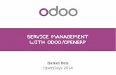 Odoo - Service management with Odoo