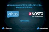 Nosto/Vilkas koulutuswebinaari 11.3.2014