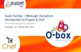 WebLogic Hackathon: Introduction to Puppet & Chef