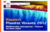 Rapport Planète Vivante 2012