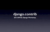 The Django Book, Chapter 16: django.contrib