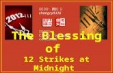 The blessing of 12 strikes at midnight (午夜十二響鐘聲的祝福)