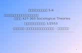 สัปดาห์ที่ 5 6 ทฤษฎีสังคมวิทยา แนวคิด