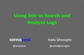 Using Solr to Search and Analyze Logs