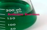 Reduction reactions