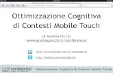 Ottimizzazione cognitiva in contesti mobile touch