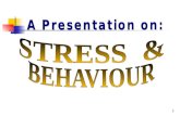 Stress and behaviour