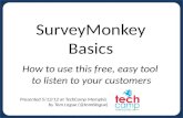 SurveyMonkey Basics (TechCamp presentation 5-12-12)