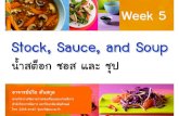 Week 5   Stock, Sauces And Soups