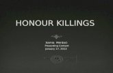 Honour killing ppt