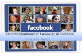 Mengoptimalkan Facebook Campaign dengan Facebook Page