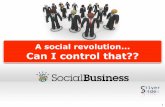 SOCCNX III: A social revolution can i control that