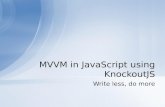 02 net saturday roman gomolko ''mvvm in javascript using knockoutjs''