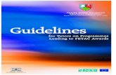 Guidelines for tutors
