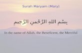 19   Surah Maryam (Mary)