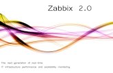 Zabbix 2.0 新機能と改善点