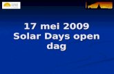 17 mei 2009 Solar Days open dag. Energieverbruik huishouden.