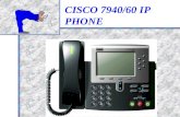 CISCO 7940/60 IP PHONE 產品商標. De Diverse Onderdelen V/d Telefoon De hoorn LCD scherm Numerieke toetsen Telefoonlijnen Functie toetsen “softkeys” Service.