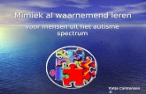 Mimiek al waarnemend leren voor mensen uit het autisme spectrum Katja Carstensen ©