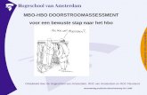 Docentendag juridische dienstverlening 20-1-2009 MBO-HBO DOORSTROOMASSESSMENT voor een bewuste stap naar het hbo Ontwikkeld door de Hogeschool van Amsterdam,
