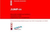 JUMP-in Gezonde leefstijl van kinderen Inactieven actief Voorkomen van overgewicht Samenwerkingverband tussen de GGD Amsterdam en DMO.