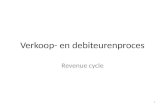 Verkoop- en debiteurenproces Revenue cycle 1. Vergelijking revenue cycle met stappen verkoop- en debiteurenproces 2.