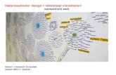 Datavisualisatie: design > relationeel visualiseren: semantisch web minor I research Crosslab winter 2011 I 121211.