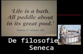 De filosofie van Seneca. Filosofie •Komt van: •fivlo~ / filevw - houden van •hJ sofiva- wijsheid •Eerste filosofen in het Westen vinden we in Klein-Azië.