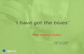 ‘I have got the blues’ Het veneus lijden Frank Van Thielen ZNA – Jan palfijn.