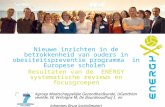 Nieuwe inzichten in de betrokkenheid van ouders in obesiteitspreventie programma in Europese scholen Resultaten van de ENERGY systematische reviews en.