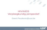 HIV/AIDS Verpleegkundig perspectief Geert.Peuskens@uza.be.