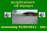 Jeugdtrainers VB Meldert 1 woensdag 01/06/2011 – 20u.