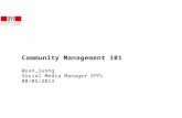 Community Management 101