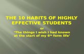 The 10 Habits Of Highly Effective Students Unpersonal