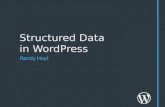 Structured Data in WordPress