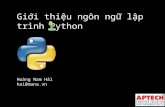 Introduction to python   20110917