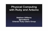 Physical Computing with Ruby and Arduino
