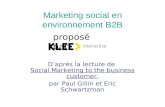 Le Social marketing en B2B