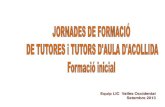 Jornades formació tutors/es Aula d'Acollida 2013-14
