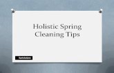 Holistic spring cleaning tips