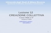 Corso Web 2.0: Creazione collettiva