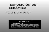 "COLUMNA" Exposición de cerámica
