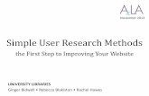 Simple User Research Methods: the First Step to Improving Your Website