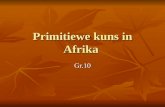 Primitiewe kuns in afrika